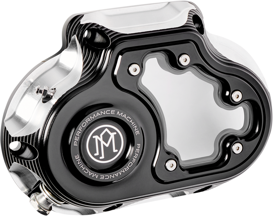 PERFORMANCE MACHINE (PM) Transmission Cover - Contrast Cut 0177-2080M-BM