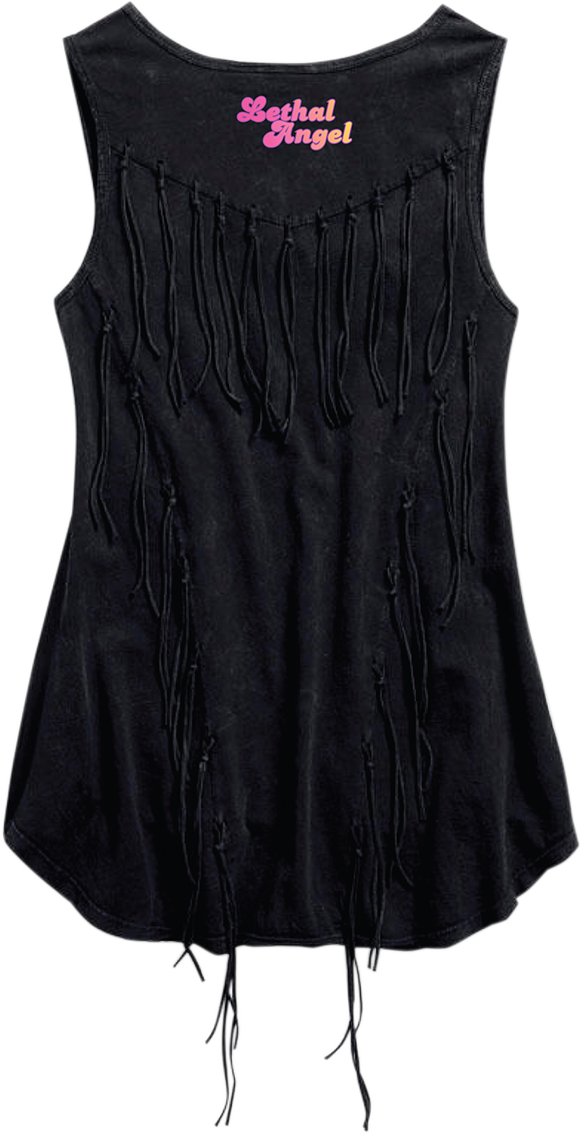LETHAL THREAT Ready4Love Tanktop für Damen, Schwarz, 1XL LA206101X 