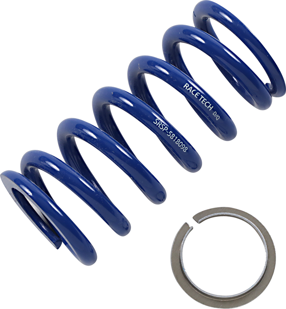 RACE TECH Rear Spring - Blue - Sport Series - Spring Rate 548.78 lbs/in SRSP 5818098