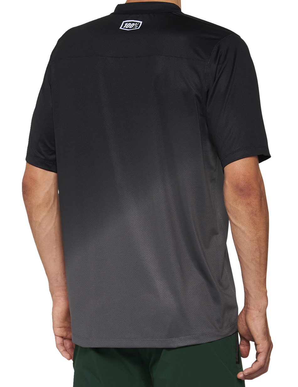 100% Celium Jersey - Short-Sleeve - Black/Charcoal - Small 40011-00000