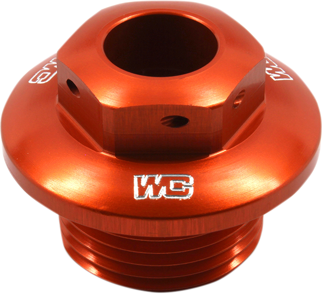 WORKS CONNECTION Steering Stem Nut - Orange - KTM 24-380