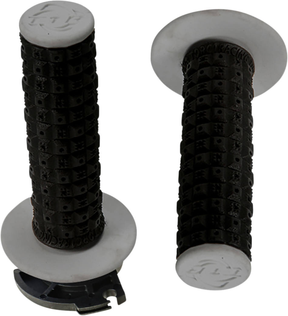 TORC1 Grips - Defy - Lock-On - Black/Gray 2650-0207