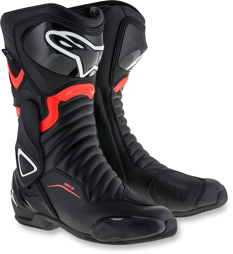 ALPINESTARS SMX-6 v2 Drystar® Stiefel - Schwarz/Rot - US 9 / EU 43 2243017-1030-43