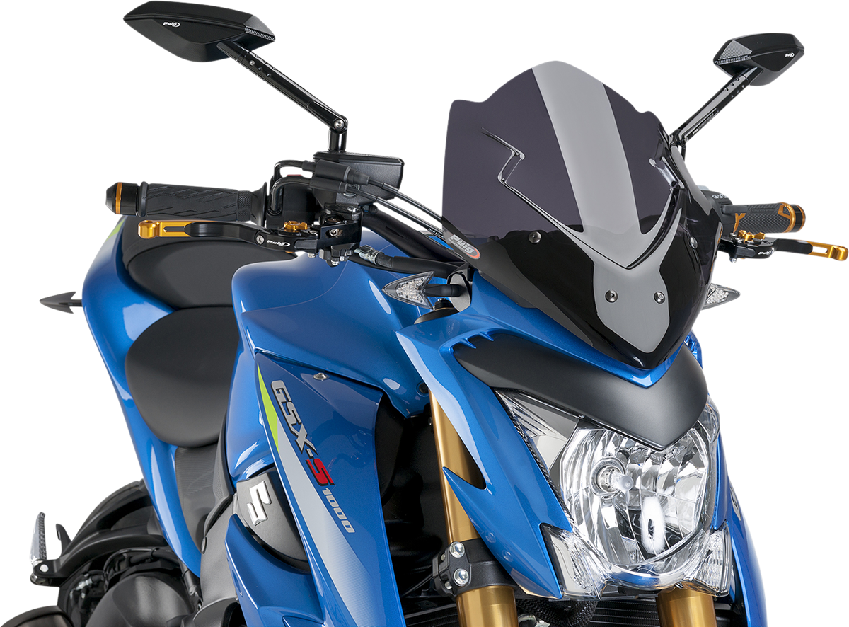 Cúpula PUIG HI-TECH PARTS Nueva Generación - Ahumado Oscuro - GSXS1000 7653F 