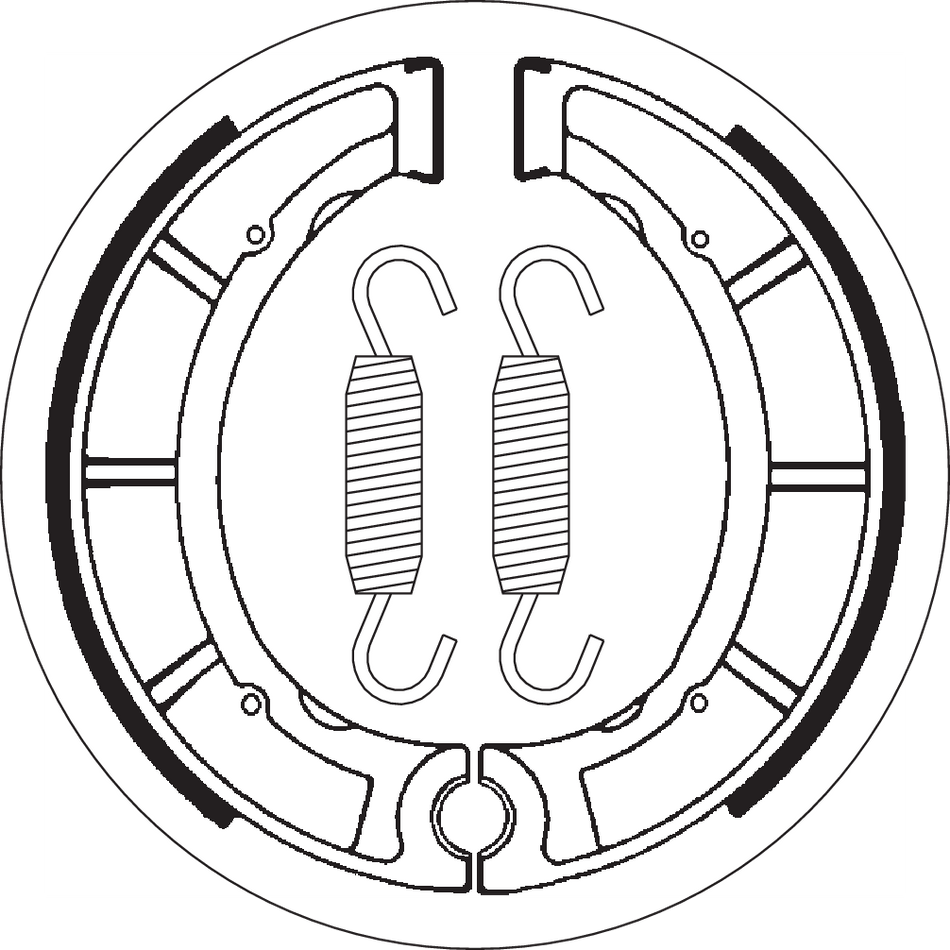 SBS Brake Shoes - Yamaha 2035