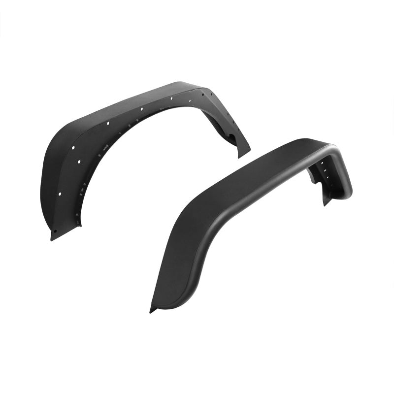 Westin/Snyper 07-17 Jeep Wrangler Tube Fenders - Rear - Textured Black 62-1015