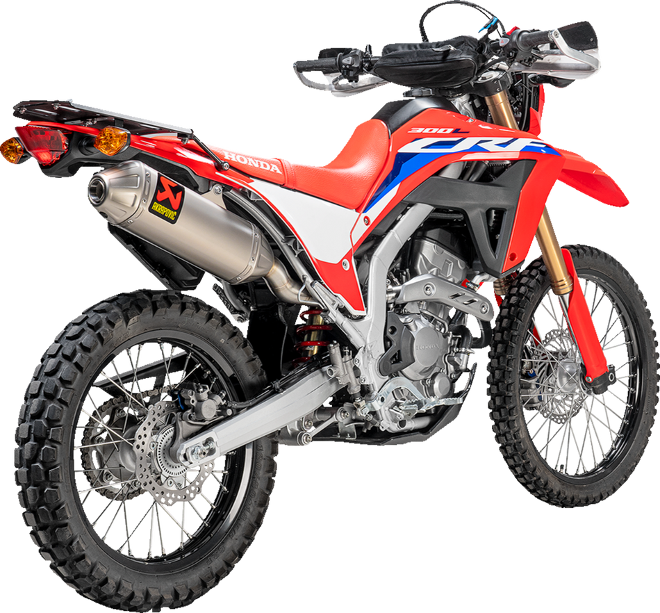 Silenciador de línea deslizante AKRAPOVIC - Titanio CRF300L 2021-2023 S-H3SO10-BNTA 1811-4246 