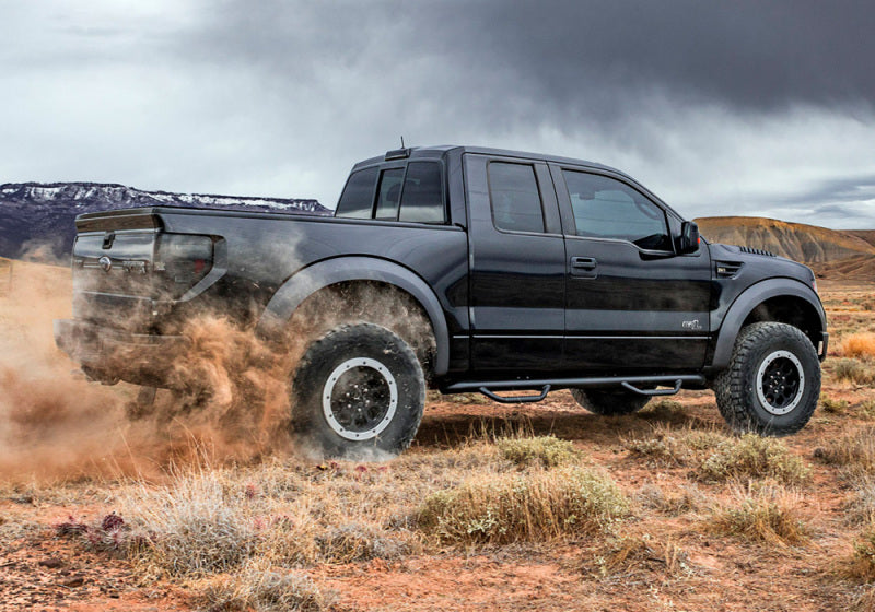 N-Fab Nerf Step 02-08 Dodge Ram 1500/2500/3500 Quad Cab 4 Door - Tex. Black - Cab Length - 3in D0273QC-TX