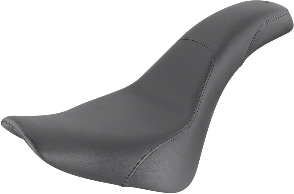 SADDLEMEN Seat - Profiler - Black - Smooth - Softail 818-33-047