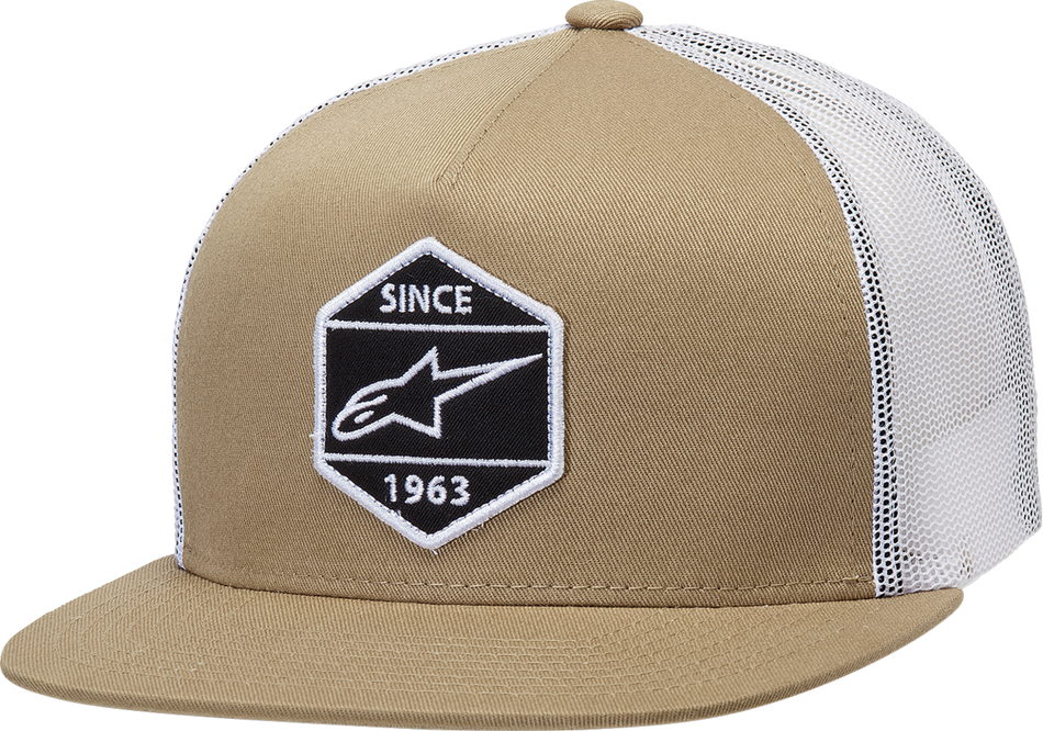 ALPINESTARS Bolt Trucker-Mütze, Sand/Weiß, Einheitsgröße, 1213810142320OS