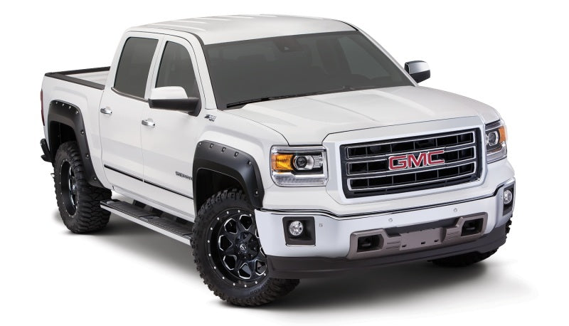 Bushwacker 14-15 GMC Sierra 1500 Pocket Style Flares 4pc - Black 40960-02