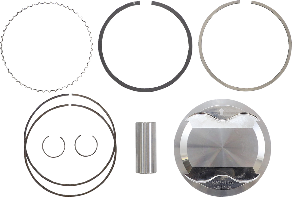 WOSSNER Piston Kit - YFM700 Raptor/ YFR700 Rhino - 101.94 mm 8673DA