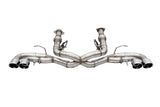 Corsa 2020 Corvette C8 3in Xtreme Cat-Back Exhaust 4.5in Pol Quad Tips - Deletes stock AFM Valve 21104