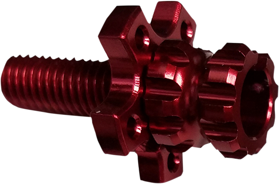 POWERSTANDS RACING Cable Adjuster - Clutch - M8 x 1.25 - Red 00-02150-24