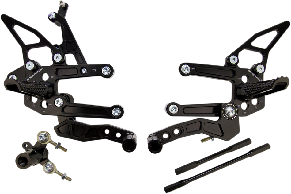 DRIVEN RACING TT Rearset - CBR1000RR DRP-708-BK