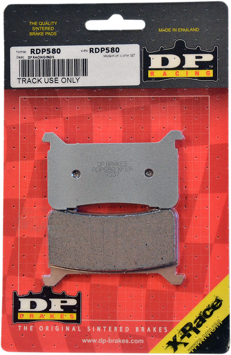 DP BRAKES Pastillas de freno RDP Racing - CBR RDP580 