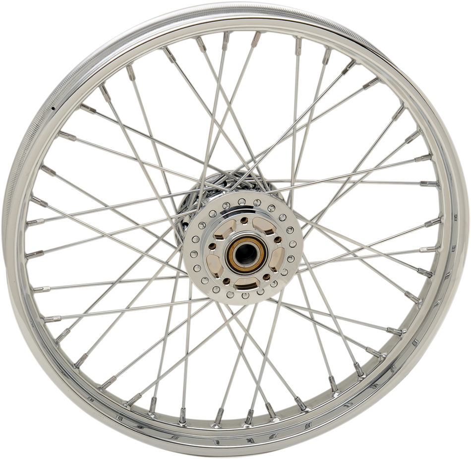 DRAG SPECIALTIES Front Wheel - Single Disc/No ABS - Chrome - 21"x2.15" - '08+ XL FITS 08-20 MODELS 64424