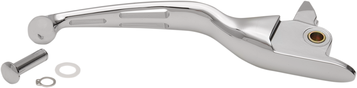 DRAG SPECIALTIES Palanca de freno - Hoja ancha - Ranurada - Cromada H07-0601-B