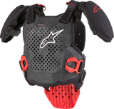 Armadura ALPINESTARS Youth A5 S v2 - Negro/Blanco/Rojo - S/M 6740224-123-S/M 