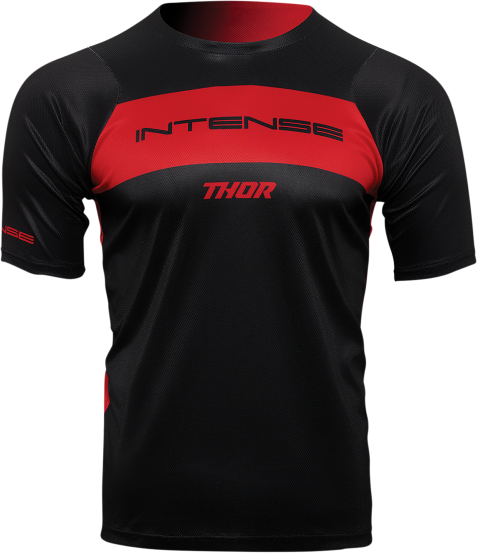 THOR Intense Dart Jersey - Black/Red - Medium 5120-0152