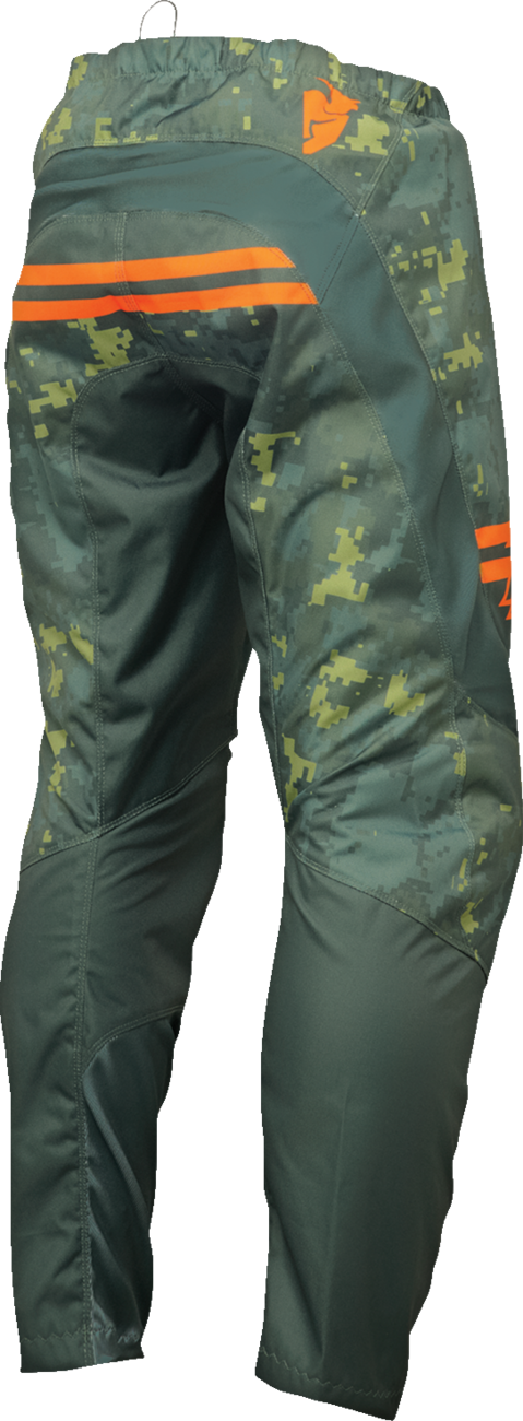 THOR Youth Sector DIGI Pants - Green/Charcoal - 18 2903-2415