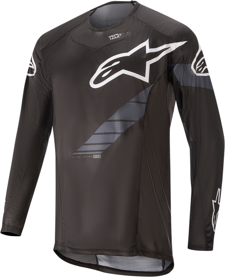 ALPINESTARS Techstar Long-Sleeve Jersey - Black/Gray - Medium 1760220-104-MD