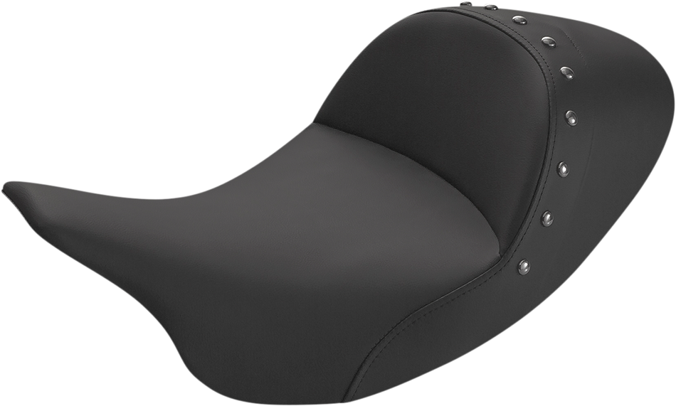 SADDLEMEN Solo Seat - Low - Studded - FL '08-'23 808-07B-0039L