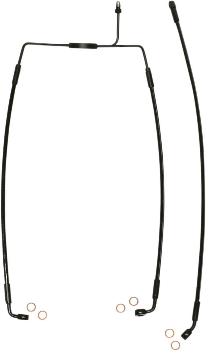 MAGNUM Brake Line - Front - XR - Black SBB1307-25