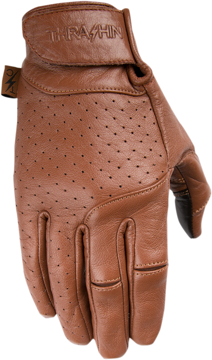 THRASHIN SUPPLY CO. Siege Leather Gloves - Brown - Medium TSG-0000-09