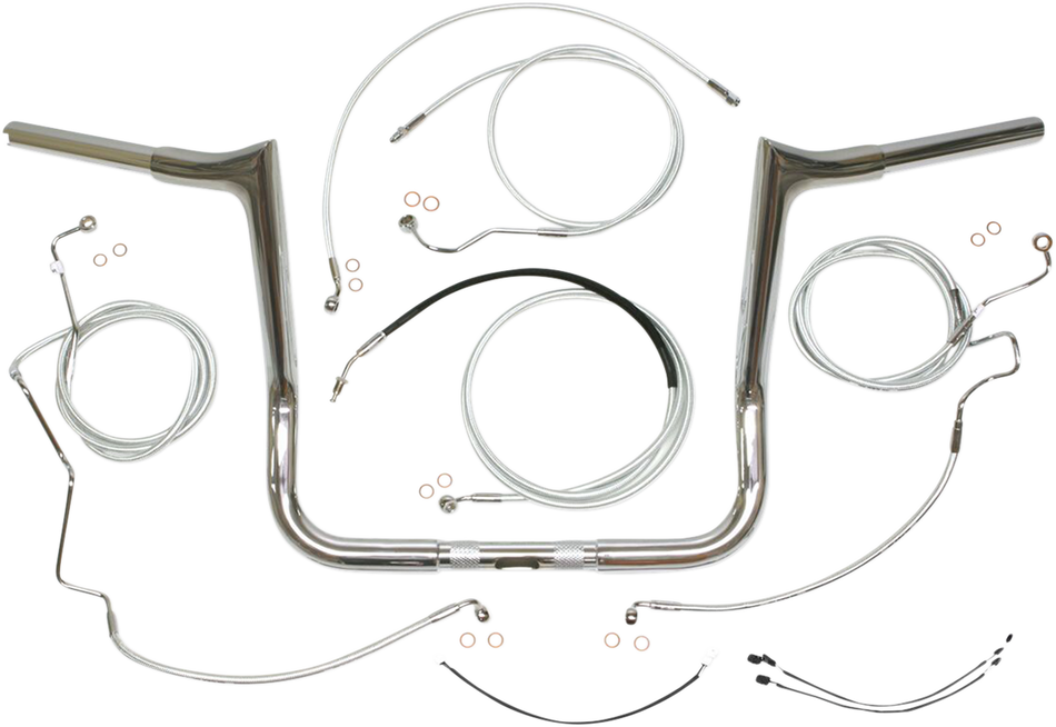 MAGNUM Handlebar Kit - Viking - 12" - Sterling Chromite II 38884-412