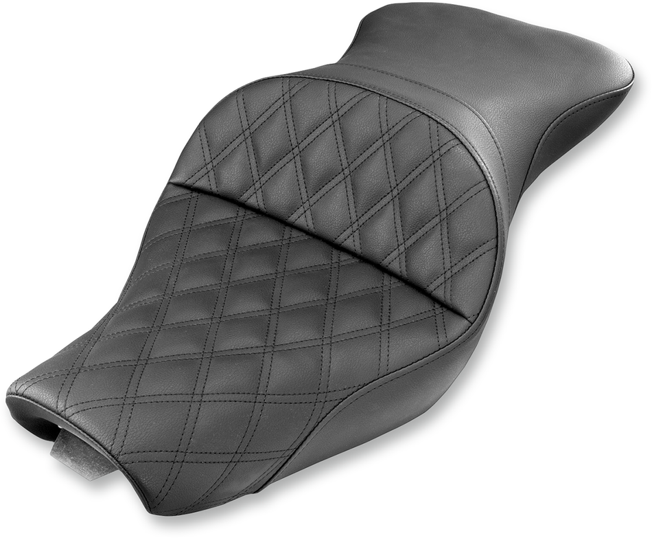 Asiento SADDLEMEN Explorer - Cosido en celosía - XL con tanques de 4.5 galones 807-03-029LS