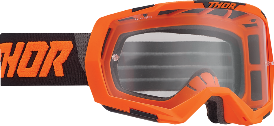 THOR Regiment Goggles - Flo Orange/Black - Clear 2601-2802