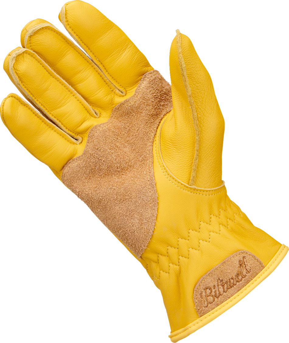 BILTWELL Work 2.0 Gloves - Gold - Small 1510-0707-002