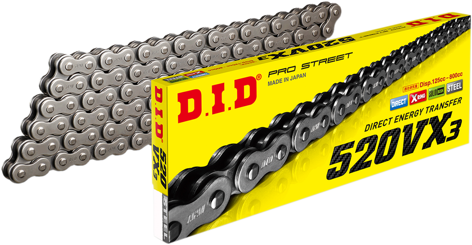 DID 520 VX3 - Chain - 96 Links 520VX3X96FB