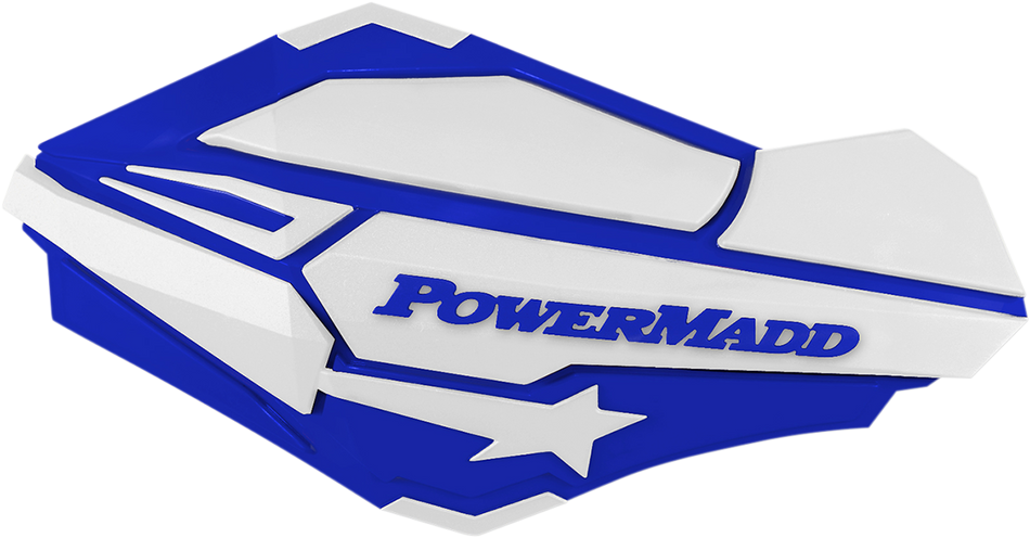 POWERMADD Handguards - Blue/White 34421