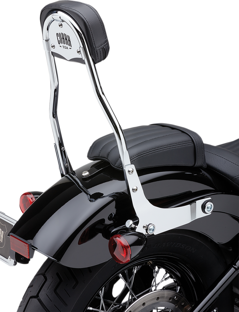 COBRA Backrest Kit - 14" - Chrome - FLHC/S 602-2010