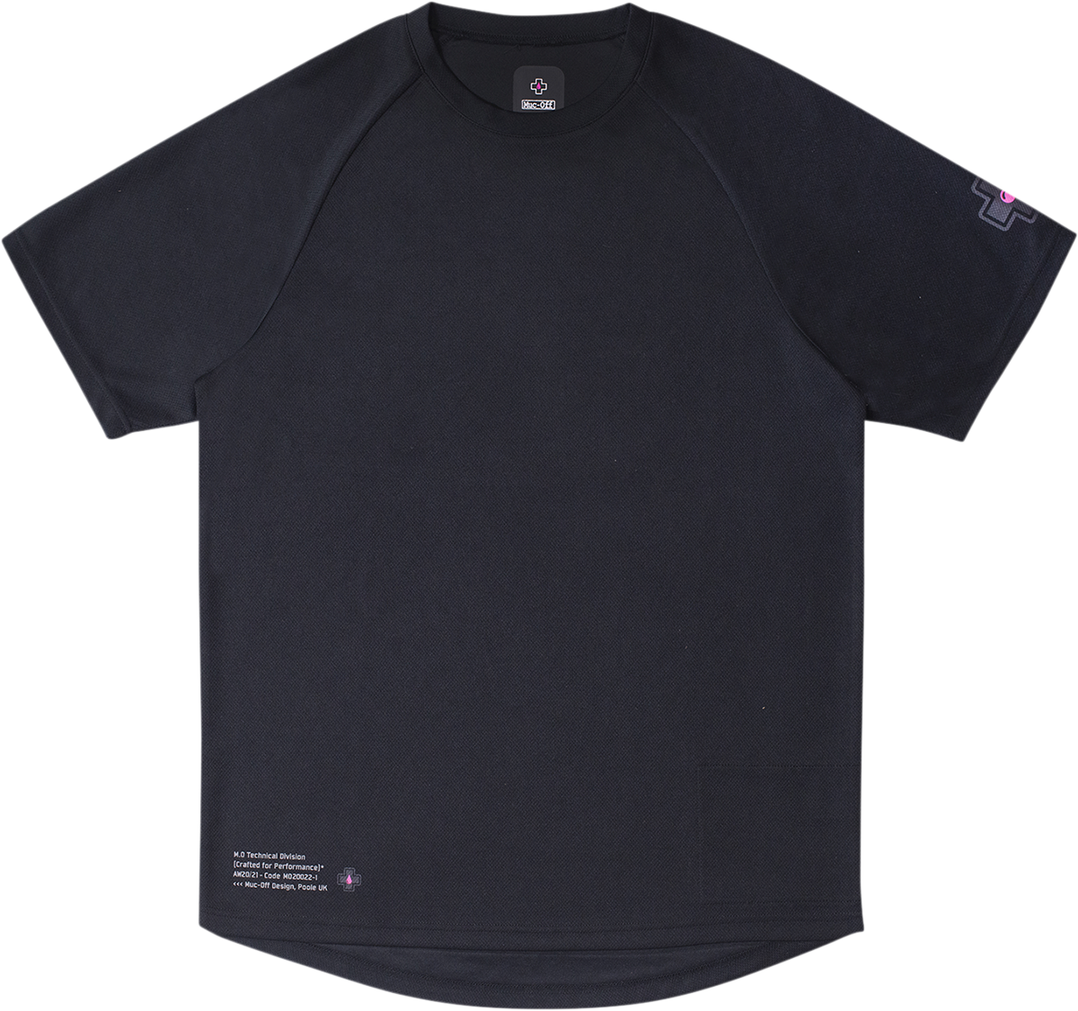 MUC-OFF USA Riders Short-Sleeve Jersey - Black - Small 20359