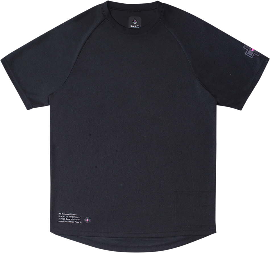 MUC-OFF USA Riders Short-Sleeve Jersey - Black - Small 20359