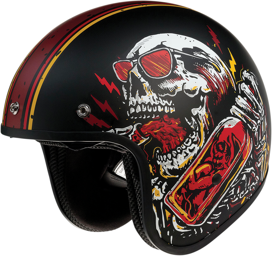 Z1R Saturn Helmet - Devil Made Me - Black/Red - Large 0104-2819