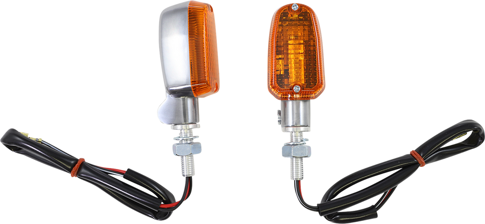 K&S TECHNOLOGIES Marker Light - Dual Filament - Aluminum/Amber 25-8301