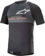 Camiseta ALPINESTARS Drop 8.0 - Manga corta - Negro/Coral - Grande 1766621-1793-LG 
