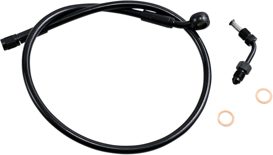 MAGNUM Brake Line - Upper with Adapter - Black SBB1501-25