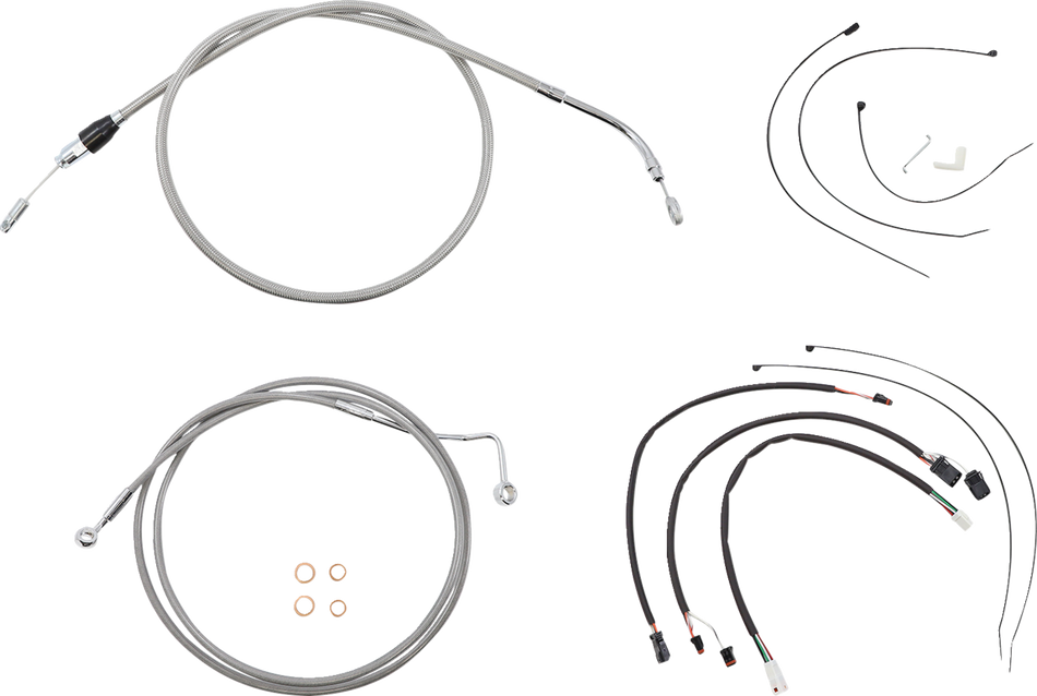 MAGNUM Control Cable Kit - XR - Stainless Steel/Chrome 5891171