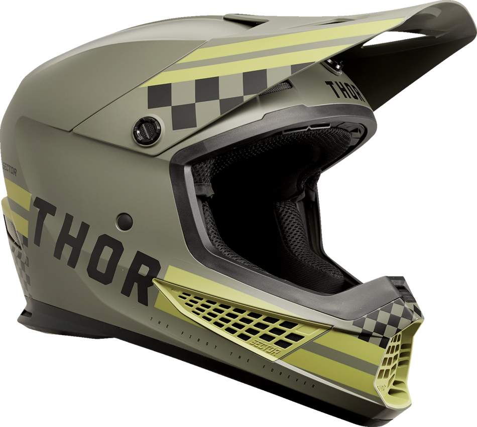 THOR Sector 2 Helmet - Combat - Army/Black - Small 0110-8146