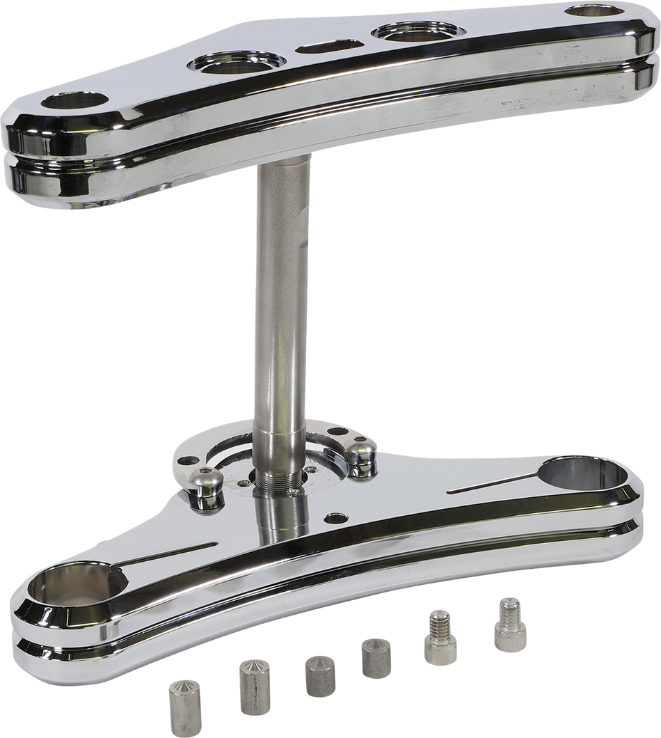 ACCUTRONIX Gabelbrücke - Elite Radius Groove - Chrom - 41 mm - Neigung 5° TWR541-EC 