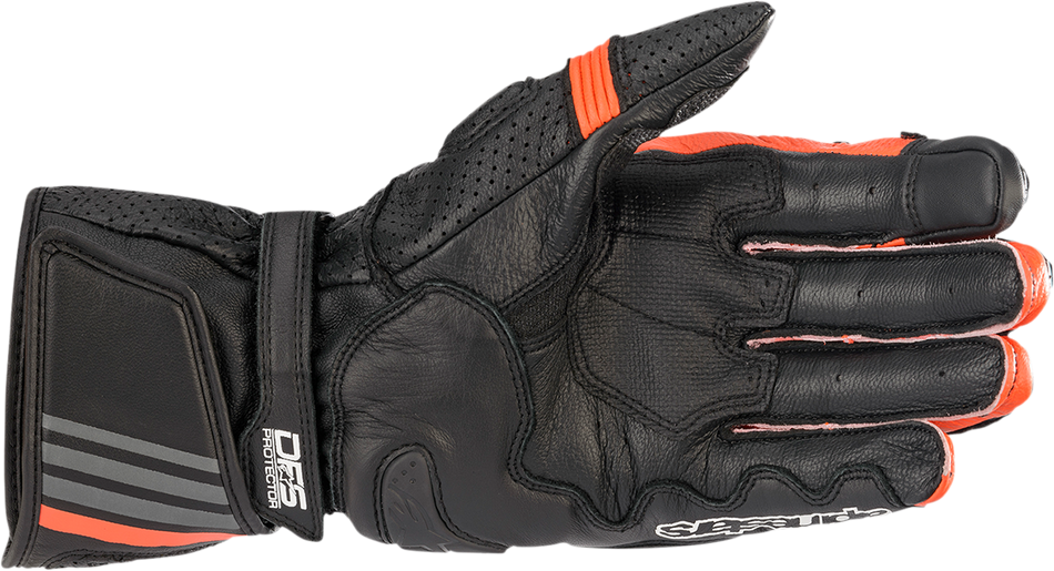 Guantes ALPINESTARS GP Plus R v2 - Negro/Rojo fluo - Grande 3556520-1030-L 