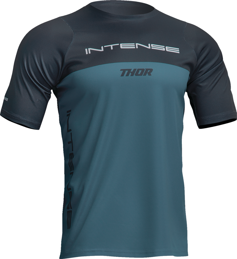 THOR Intense Assist Censis Jersey - Short-Sleeve - Teal/Midnight - Medium 5020-0218