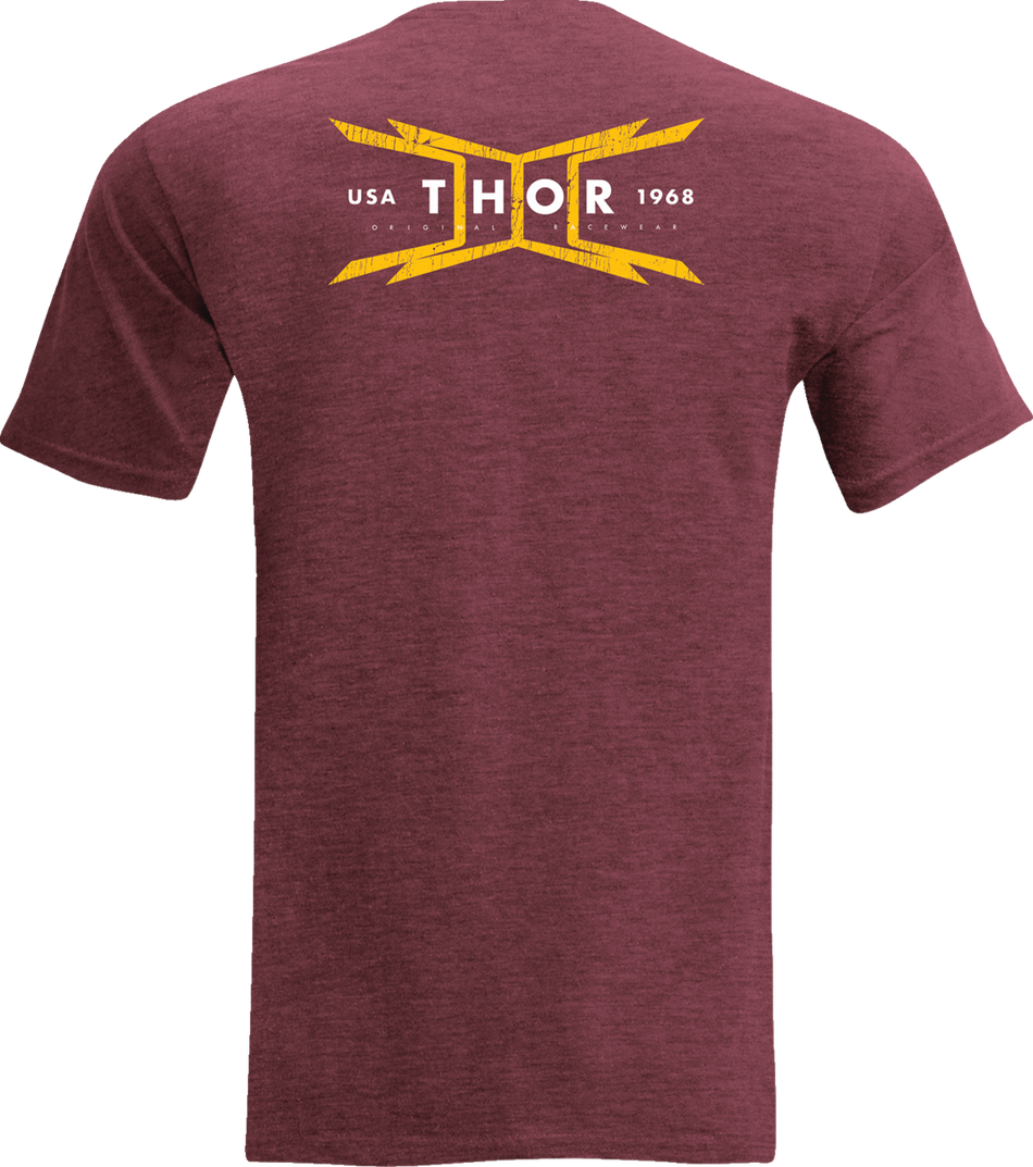 THOR Vortex T-Shirt - Burgundy - Large 3030-22606