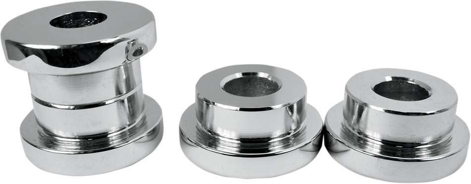 LA CHOPPERS Riser Bushings - Solid - Chrome LA-7400-50