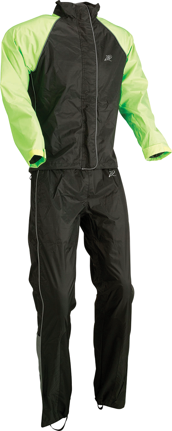 Z1R Women's 2-Piece Rainsuit - Black/Hi-Vis - Medium 2853-0041